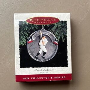 Hallmark Keepsake Ornament - Babe Ruth in Black and White